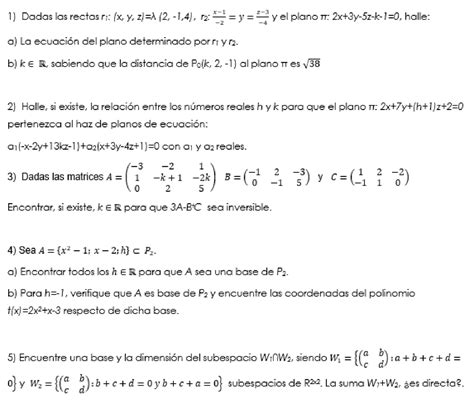 AGA Primer Parcial Resuelto 12 02 16 Algebra Y Geometria Analitica