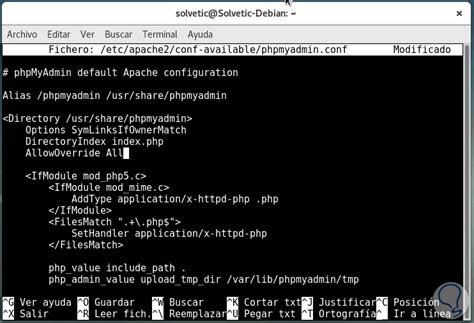 Cómo instalar y securizar phpMyAdmin en Debian 9 Solvetic