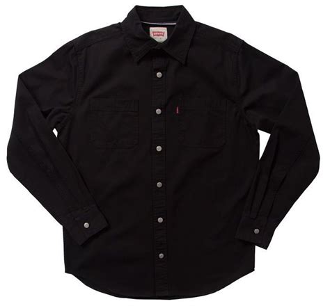 Levis Long Sleeve Shirt Mens Denim Or Twill Workshirt Levis In Classic