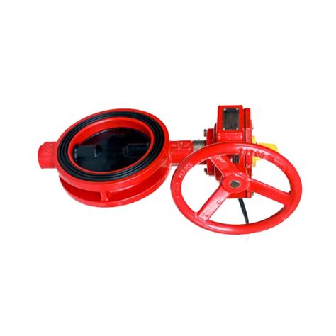 Psi Ul Fm Approved Wafer Type Butterfly Valve With Tamper Switch