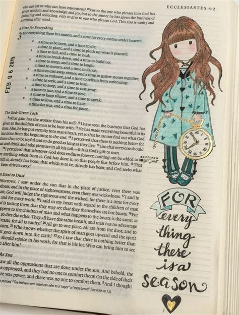 Bible Art Journaling Lynda Neal For Everything There Is A Season