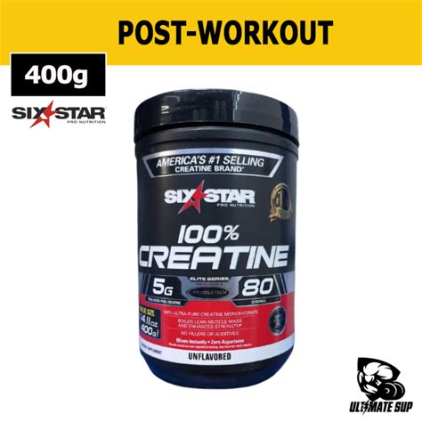 Six Star Elite Series 100 Creatine Creatine Powder Muscle Builder