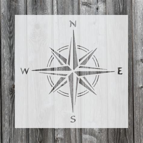 Compass Stencils Etsy