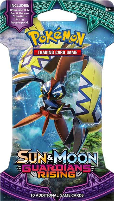 Customer Reviews Pok Mon Sun Moon Guardians Rising Sleeved Booster