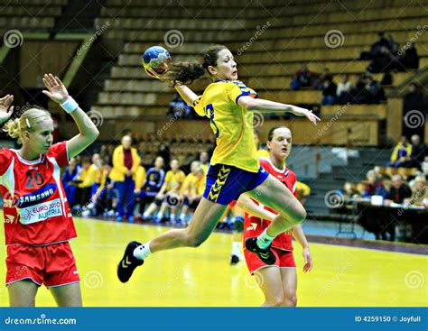 Handball Woman Editorial Image Image Of Sports Goal 4259150