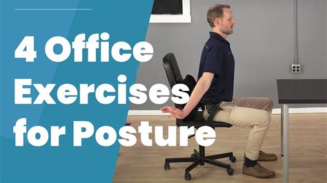 4 Office Posture Exercises Youtube