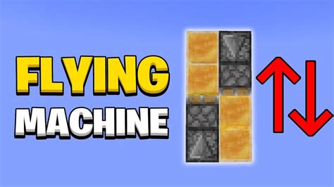 How To Build A Simple Flying Machine In Minecraft Easy And Fast Youtube