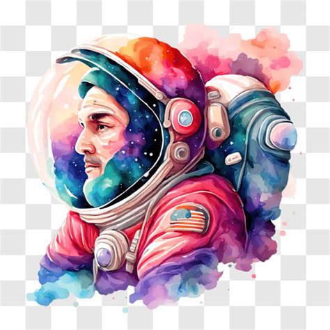 Descarga Pintura De Astronauta Colorido Inspira Tu Viaje De