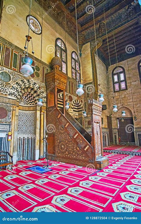 In Al-Ghuri Mosque-Madrasa, Cairo, Egypt Editorial Image ...