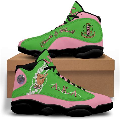 Sorority Sneaker Aka Chucks And Pearls Sneakers J13 Alpha Kappa