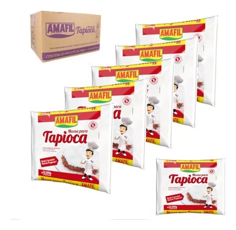 Caixa C 21 Tapioca Hidratada Amafil 500g Pronta Atacado Nfe Frete Grátis