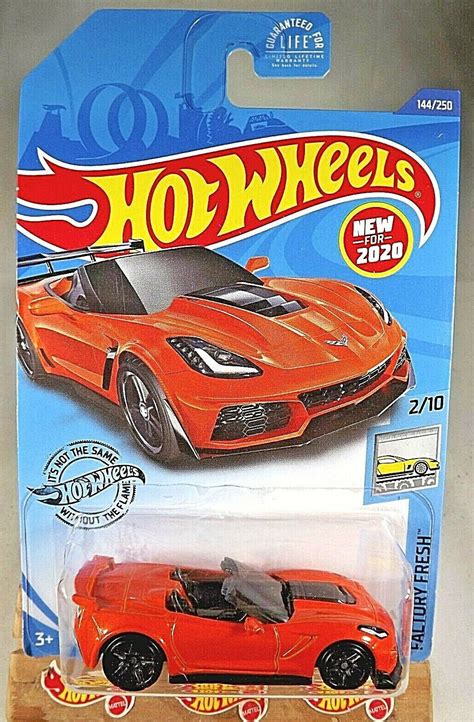 2020 Hot Wheels 144 Factory Fresh 2 10 19 CORVETTE ZR1 CONVERTIBLE Orange WPr5 Contemporary