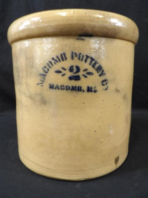 At Auction Macomb Pottery Co 2 Gallon Stoneware Crock