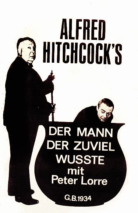 Filmplakat Mann der zuviel wußte Der 1934 Plakat 1 von 2