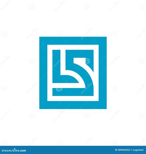 Vetor De Modelo De Design De Logotipo Inicial Ls Ou Sl Ilustração do