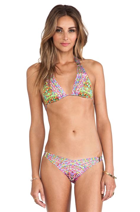Camilla Multi String Bikini In Fiesta Chullo REVOLVE