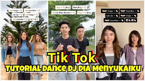 Tiktok Dance Dj Dia Menyukaiku Versi Tutorial Part Youtube