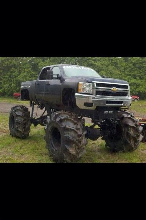 This Would Go Through Some Mud Jacked Up Trucks Mud Trucks Trucks