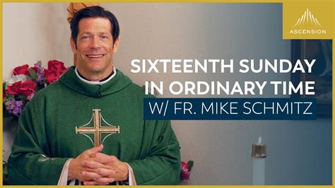 Sixteenth Sunday In Ordinary Time Mass With Fr Mike Schmitz Catholic Mass Online Search