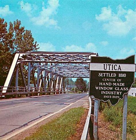 Old Bridge Into Utica Ohio History Utica Columbus Ohio