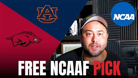 Free Ncaaf Pick Auburn Vs Arkansas Sports Betting Tips Youtube