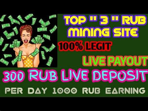 Live Deposit Rub Best Rub Mining Site Live Withdraw