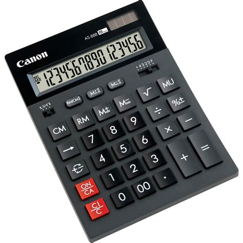 Калкулатор Canon AS-888 II, тъмносив - 2657C001AA 2657C001AA - на топ ...