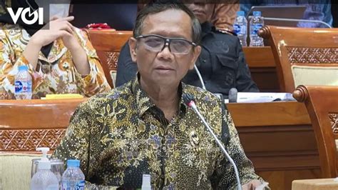 Mahfud MD Tegaskan Tidak Akan Cabut Pernyataannya Soal Anggota DPR