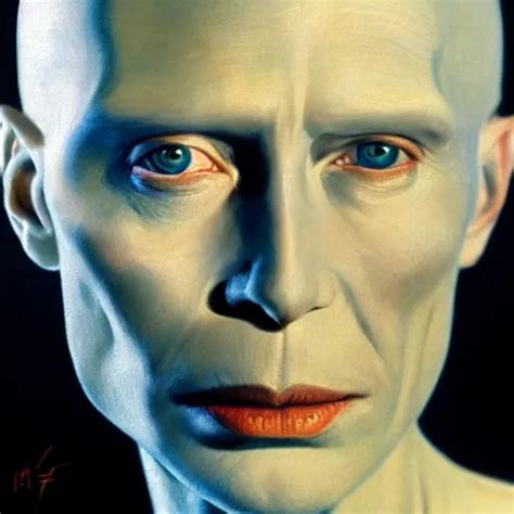 Ultra Realistic Portrait Painting Of Tilda Swinton As Stable