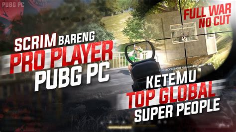 Scrim Gokil Bareng Pro Player Pubg Pc Sampe Ketemu Top Global Super