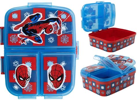 Stor Spiderman Pojemnik Lunchbox Śniadaniówka 4 Komory Ceny i opinie