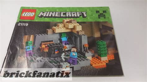 Lego 21119 Minecraft The Dungeon összerakási útmutató Vaterahu