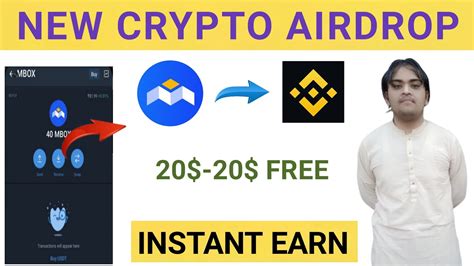 20 Instant Withdrawal Airdrop 40 Mbox Tokan Instant Claim New