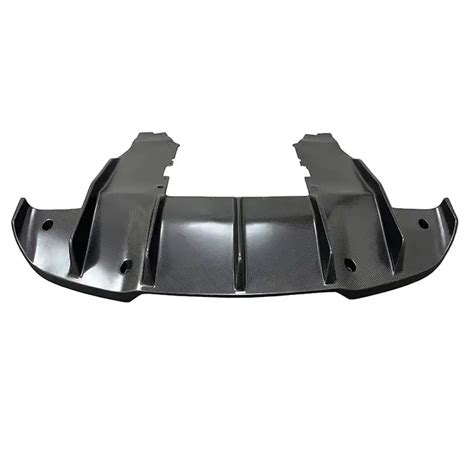 Ryft Style Rear Diffuser Dry Cf Body Kit Matte Carbon Fiber Rear Bumper