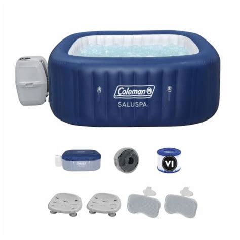 Coleman SaluSpa Atlantis Hot Tub W Bestway Spa Seat Headrest Pillows Piece Kroger