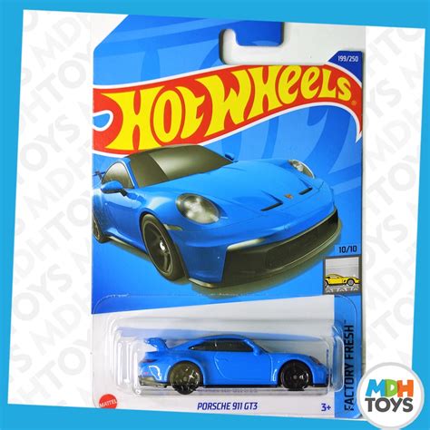 Hot Wheels Porsche 911 Gt3 Azul Shopee México