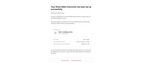 Bacs Direct Debit Beta Airwallex Docs