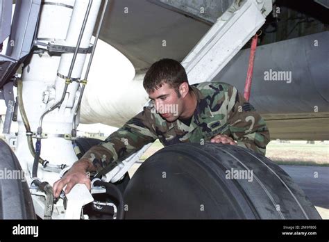 US Air Force SENIOR AIRMAN Eric Hunt A Crew Chief For The 22nd