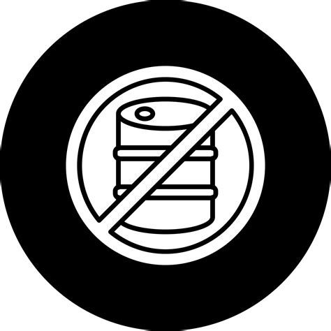 No Fossil Fuels Vector Icon Style 22625763 Vector Art At Vecteezy