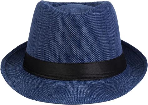 Samtree Fedora Hats For Women MenBraid Straw Short Brim Jazz Panama