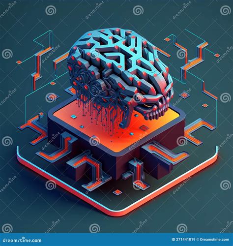 Isometric Illumination Of Robotic Human Brain With Detailed Circuits