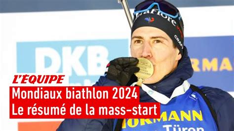 Mondiaux Biathlon Quentin Fillon Maillet En Bronze Sur La Mass