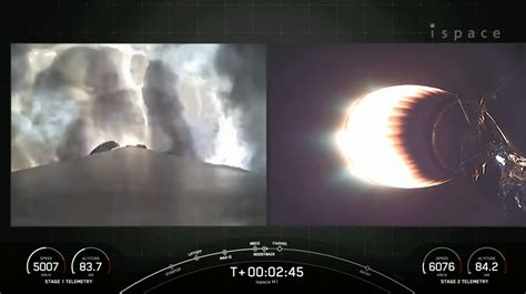 SpaceX S Moon Launch Creates Mesmerizing Fireworks In Night Sky