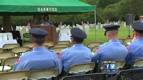 Oakwood Cemetery In Raleigh Honors First Responders Lives Lost On 911