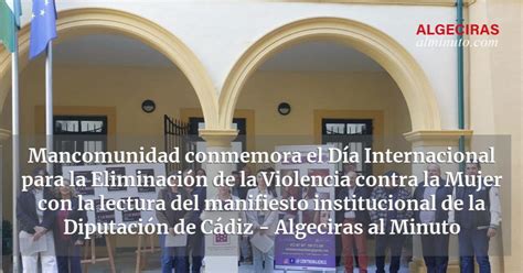 Mancomunidad conmemora el Día Internacional para la Eliminación de la