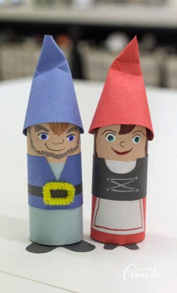 Cardboard Tube Gnomes A Fun Craft From Sherlock Gnomes