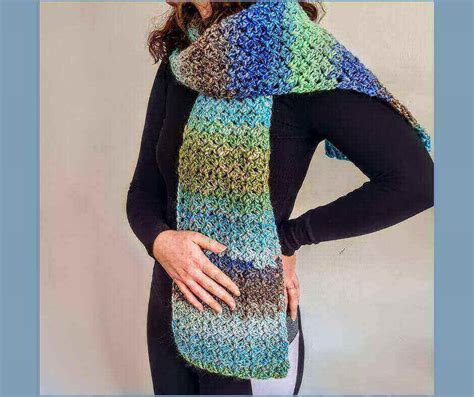 Free Crochet Scarf Pattern The Nordic Trails Scarf Sandra Stitches