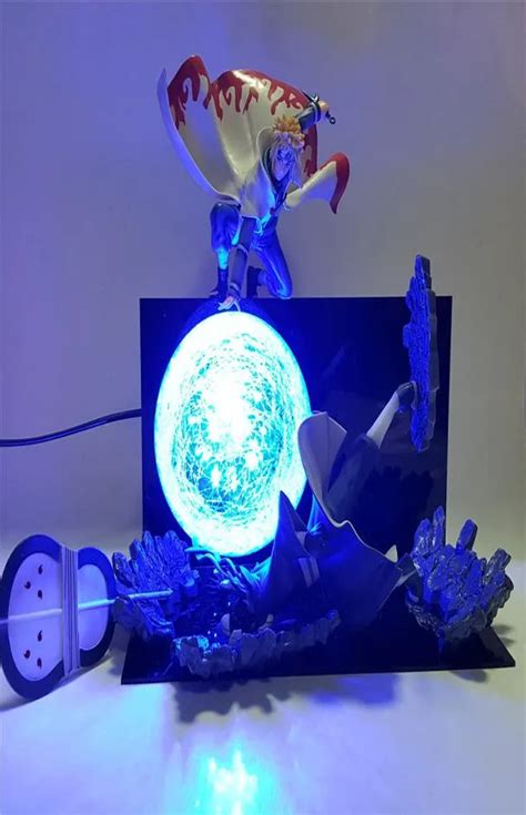 Naruto Minato VS Obito Rasengan Scene DIY Led Night Light Naruto