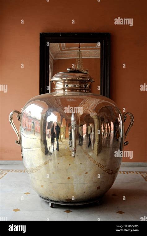 One Of The Two Gangajali The Largest Silver Vessels Ever Made To