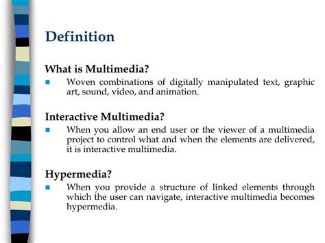 Ppt Chapter Introduction To Multimedia Powerpoint Presentation